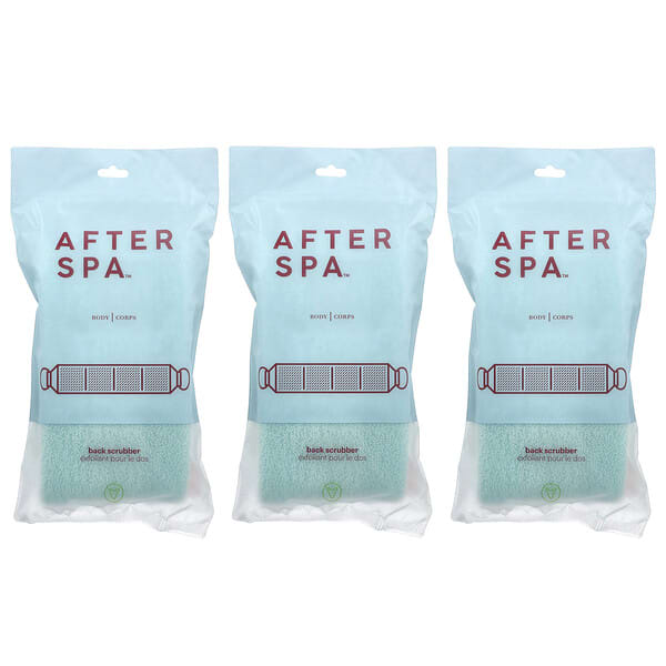 Back Scrubber with Handles, 3 Scrubbers