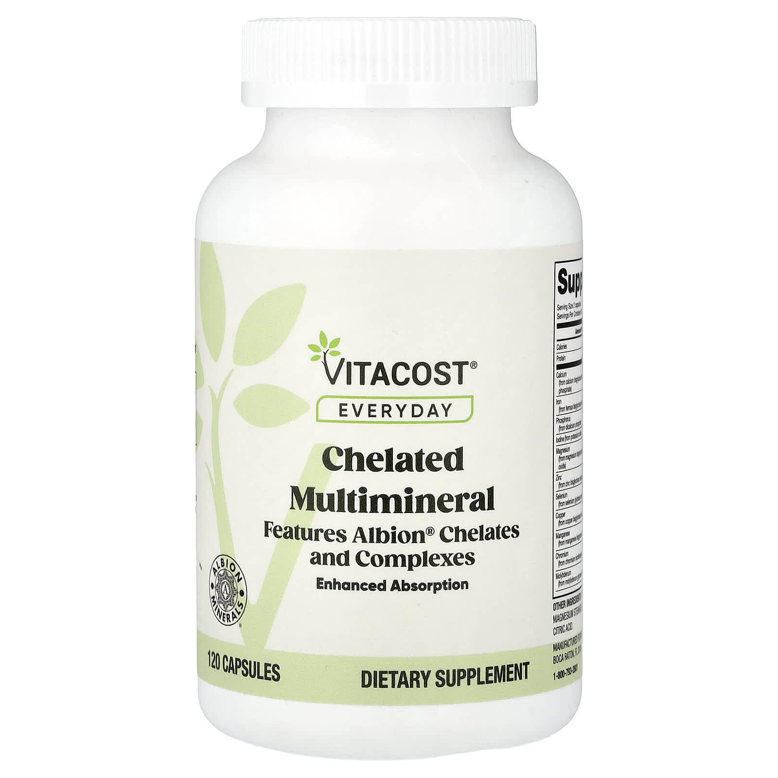 Мультивитамины Everyday Chelated Multimineral 120 Capsules