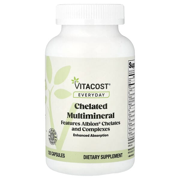 Мультивитамины Everyday Chelated Multimineral 120 Capsules
