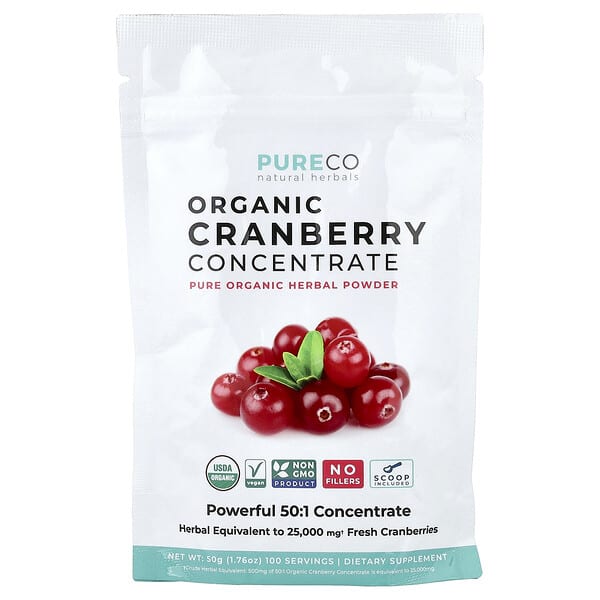 Organic Cranberry Powder, 1.76 oz (50 g)
