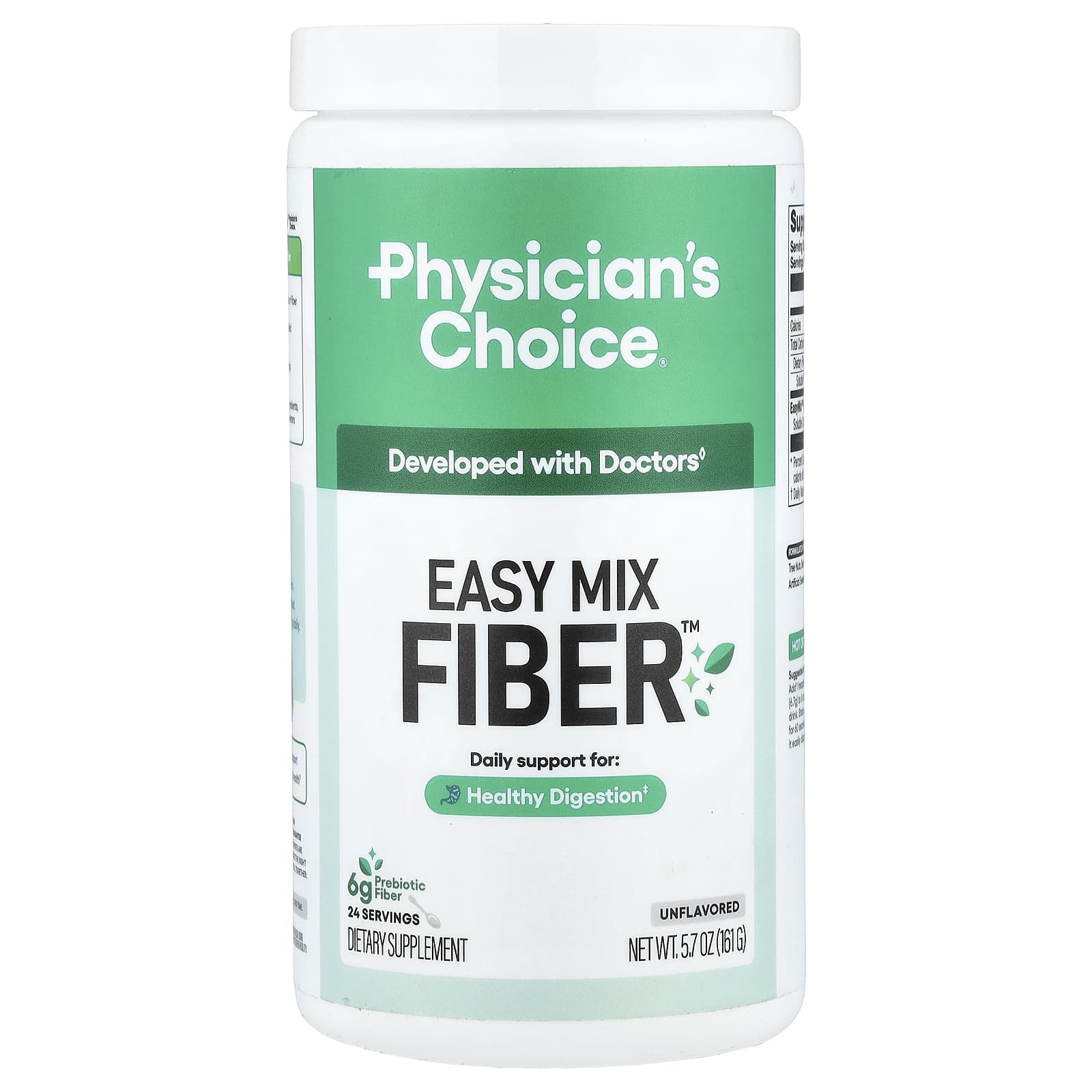 Easy Mix Fiber™, без вкуса, 5.7 oz (161 g)