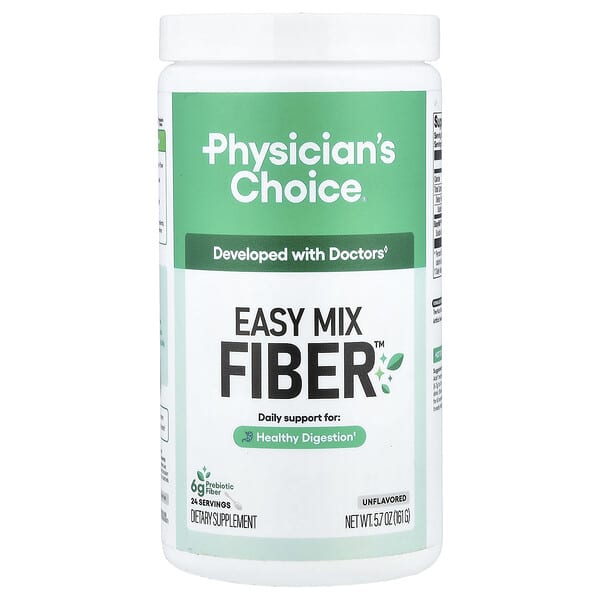 Easy Mix Fiber™, без вкуса, 5.7 oz (161 g)