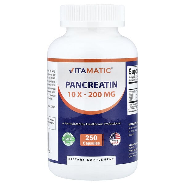Pancreatin, 250 капсул