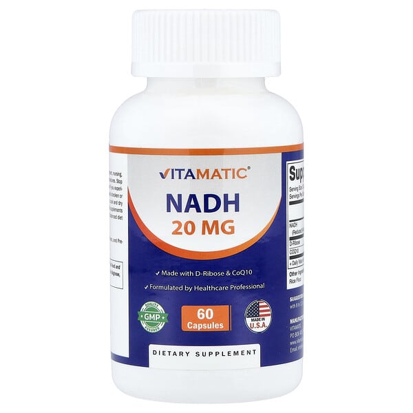 NADH, 60 капсул