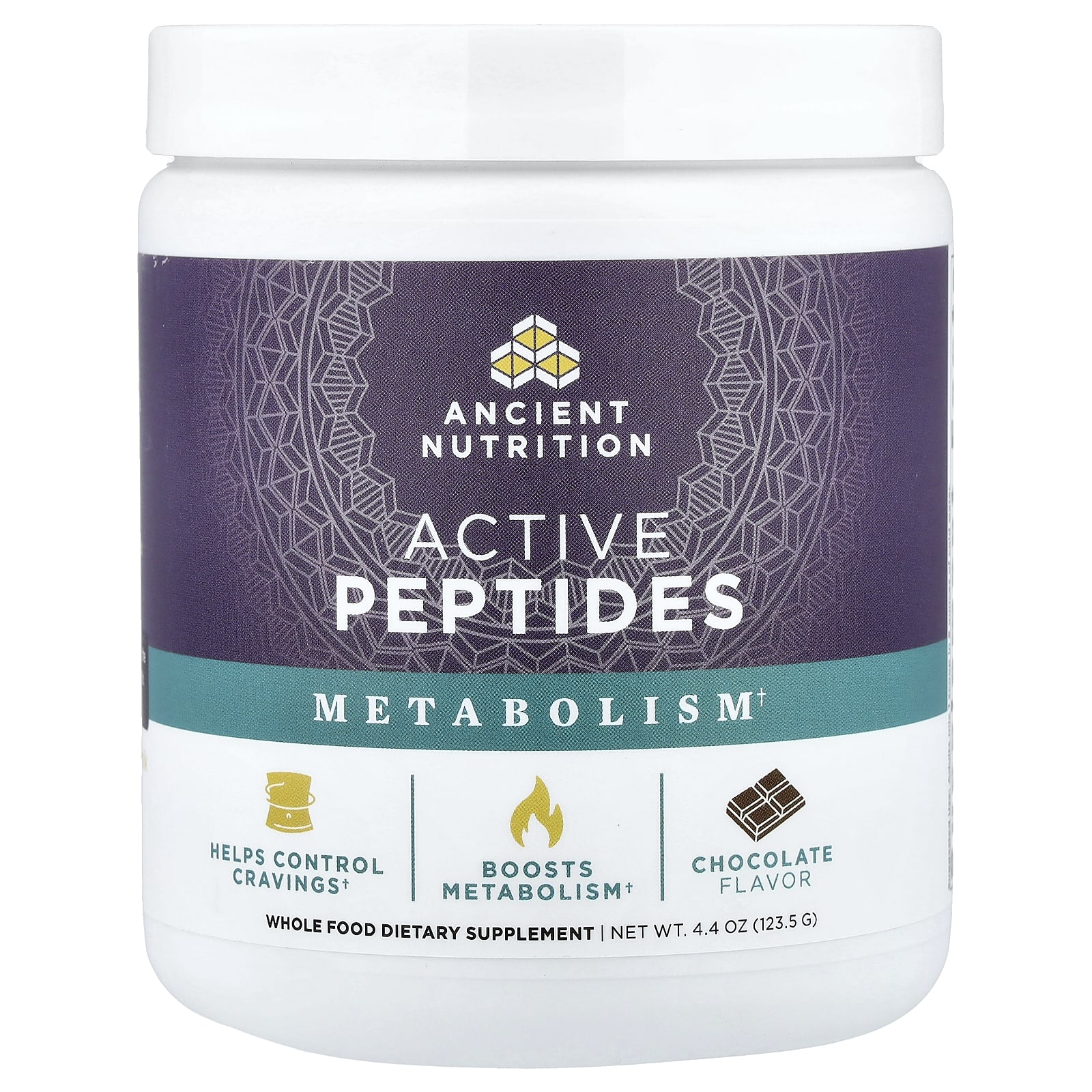 Active Peptides, Metabolism, Chocolate, 4.4 oz (123.5 g)