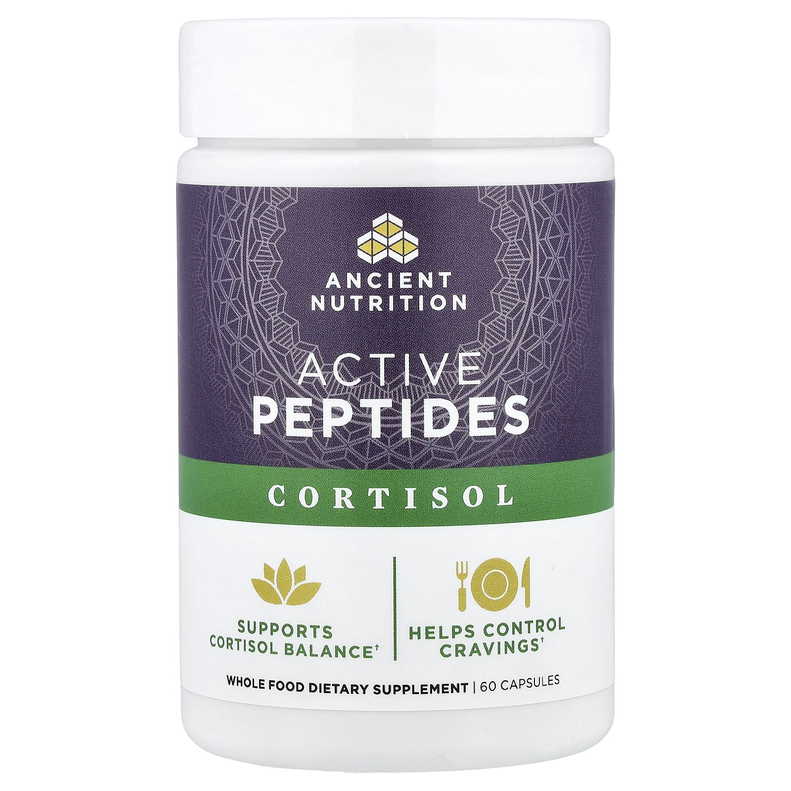Active Peptides, Cortisol, 60 капсул