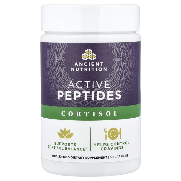 Active Peptides, Cortisol, 60 капсул