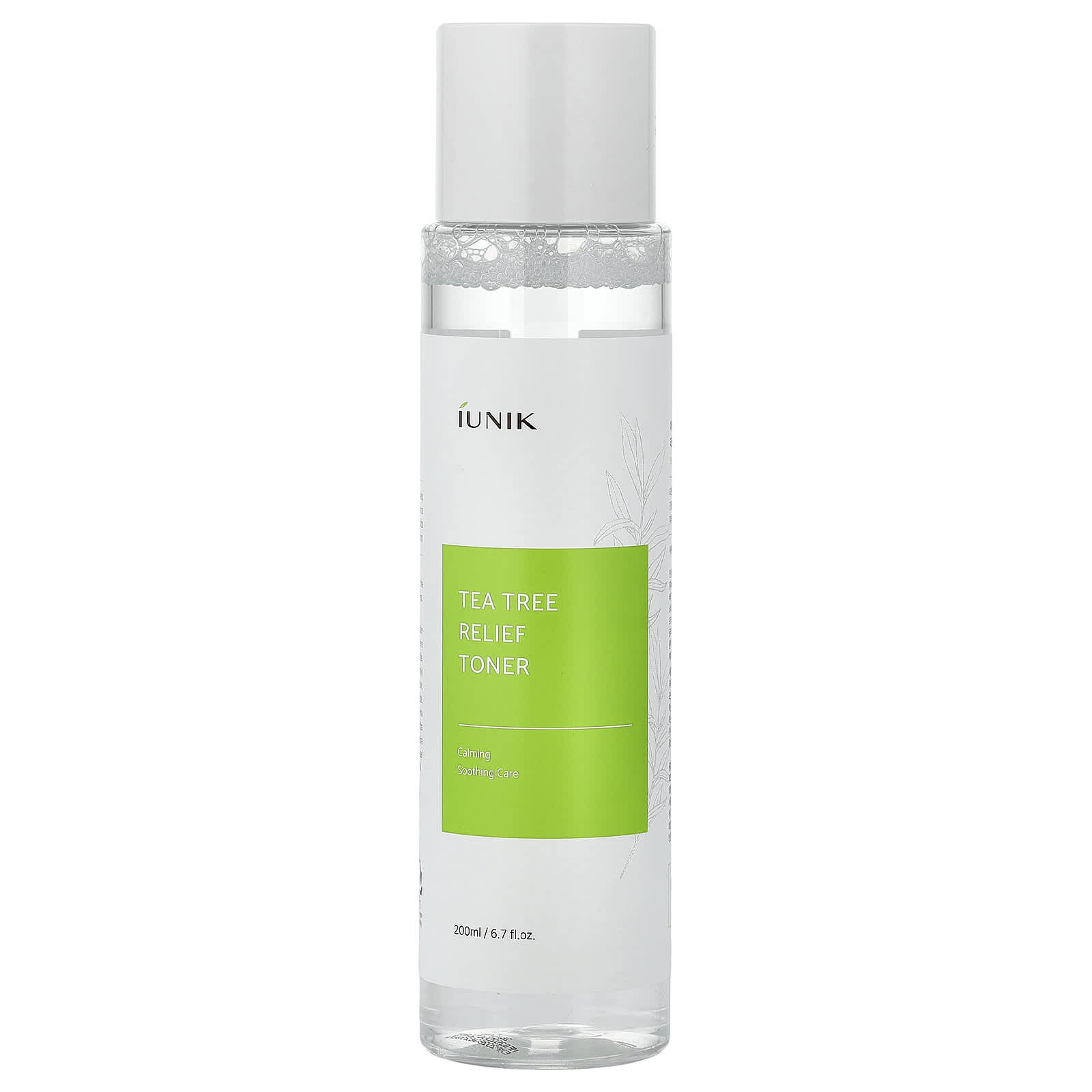 Тоник iUNIK Tea Tree Relief, для всех типов кожи, 6.7 fl oz (200 ml)