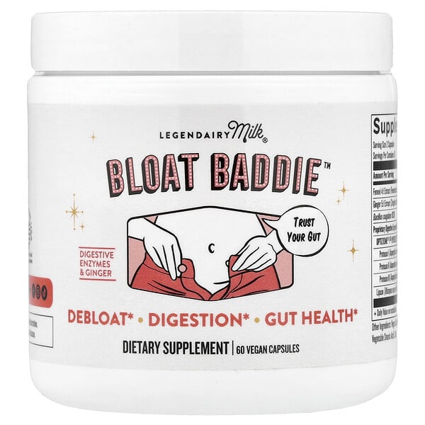Bloat Baddie™, 60 веганских капсул