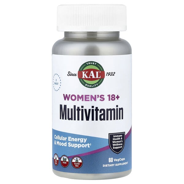 Мультивитамины KAL Women's 18+, 60 капсул