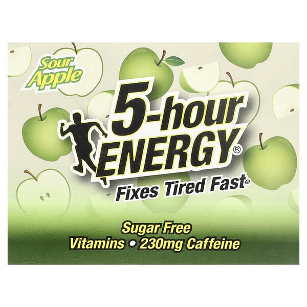 Sour Apple, 12 Bottles, 1.93 fl oz (57 ml) Each