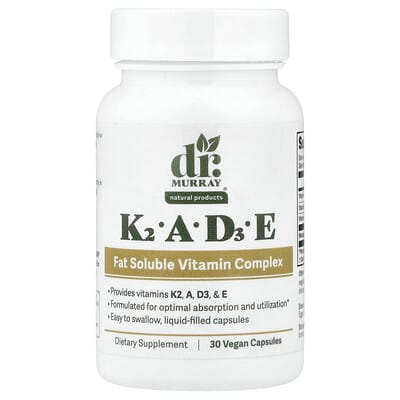 K2, A, D3, E, 30 Vegan Capsules