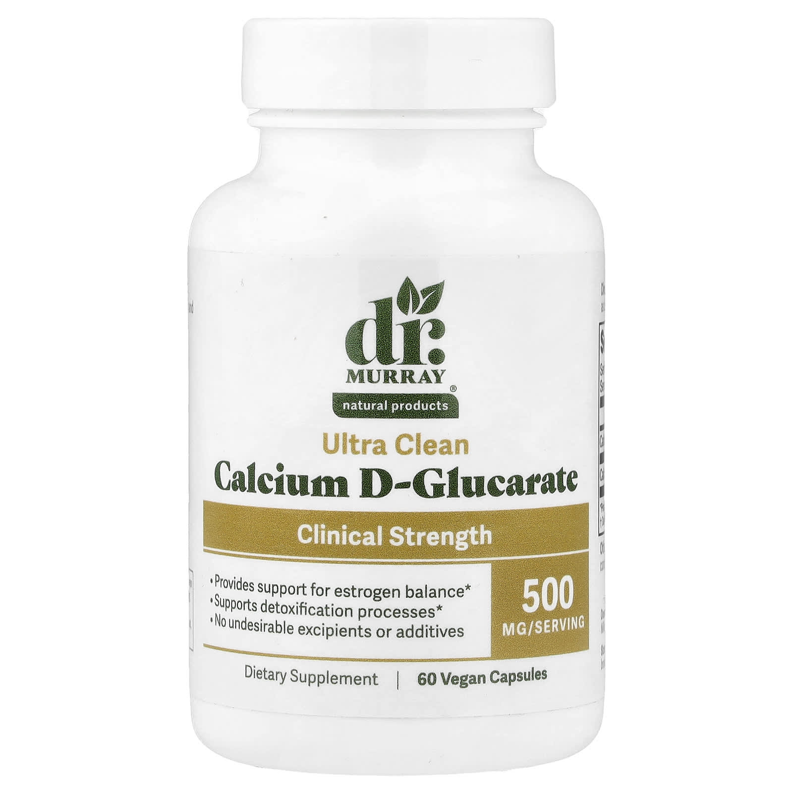 Кальций D-Glucarate 500 mg 60 веганских капсул