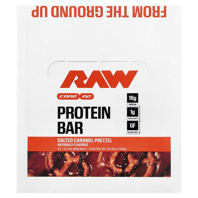 Протеиновый батончик Salted Caramel Pretzel, 12 шт., 2.11 oz (60 g) каждый