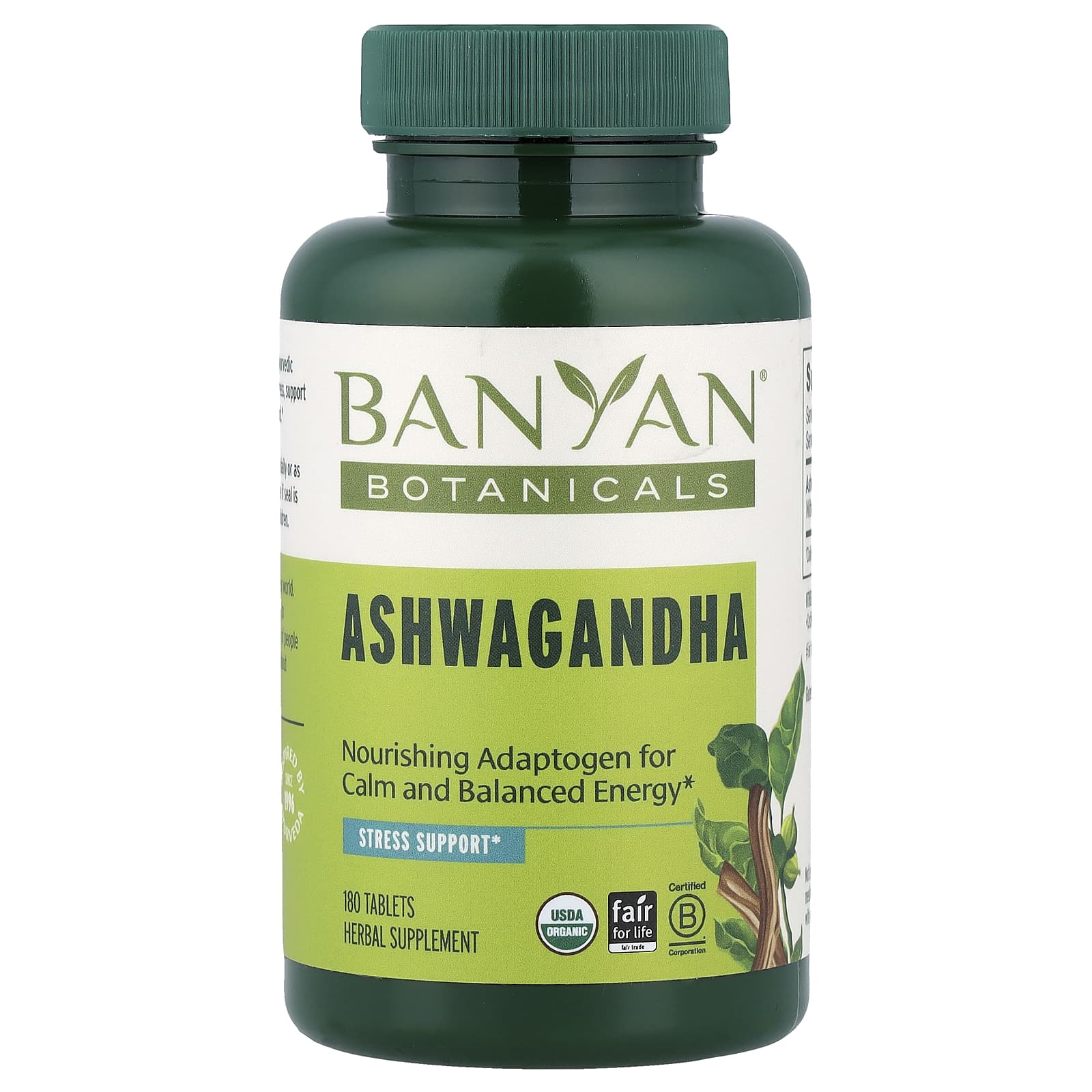 Ашваганда Ashwagandha, 180 Tablets (500 mg per Tablet)