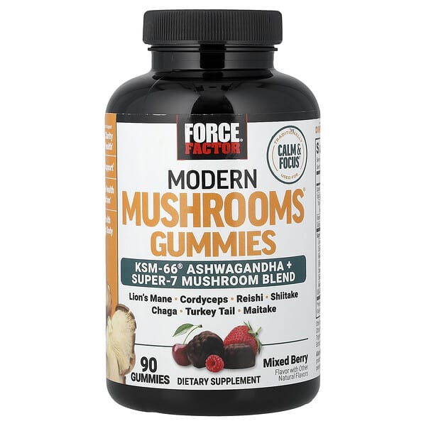 Modern Mushrooms® Gummies, Mixed Berry, 90 шт.