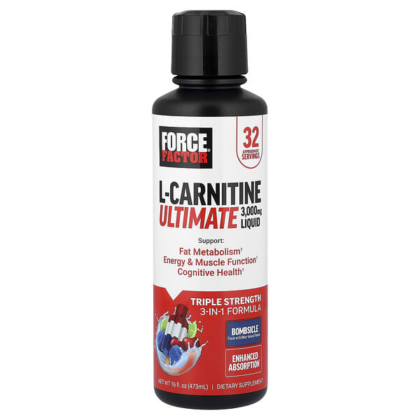 L-Carnitine Ultimate Liquid, Bombsicle, 16 fl oz (473 ml)