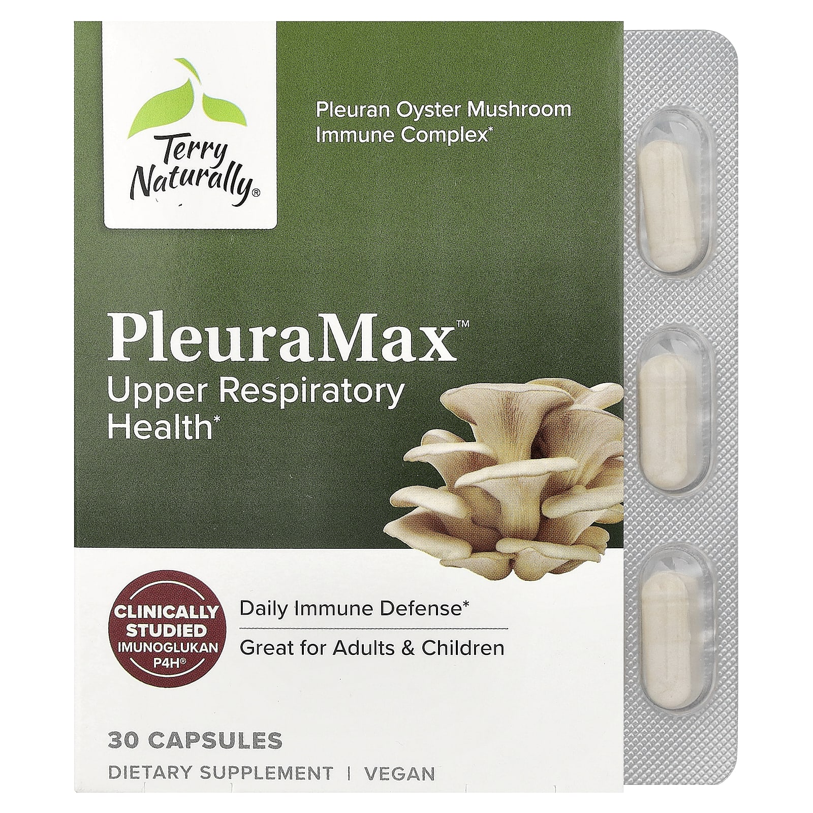 PleuraMax™ для здоровья дыхательных путей 30 капсул