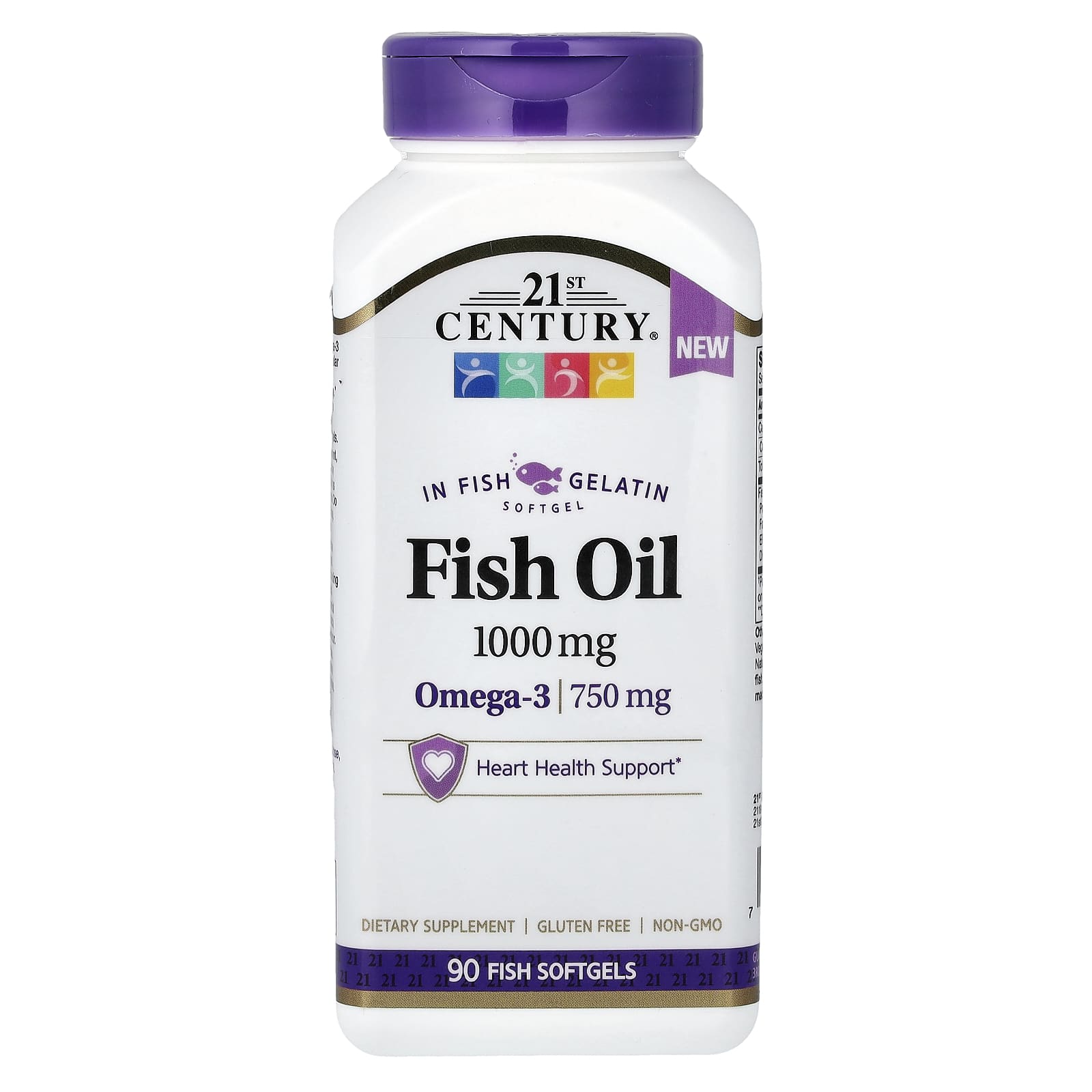 Fish Oil, 1,000 mg, 90 Fish Softgels