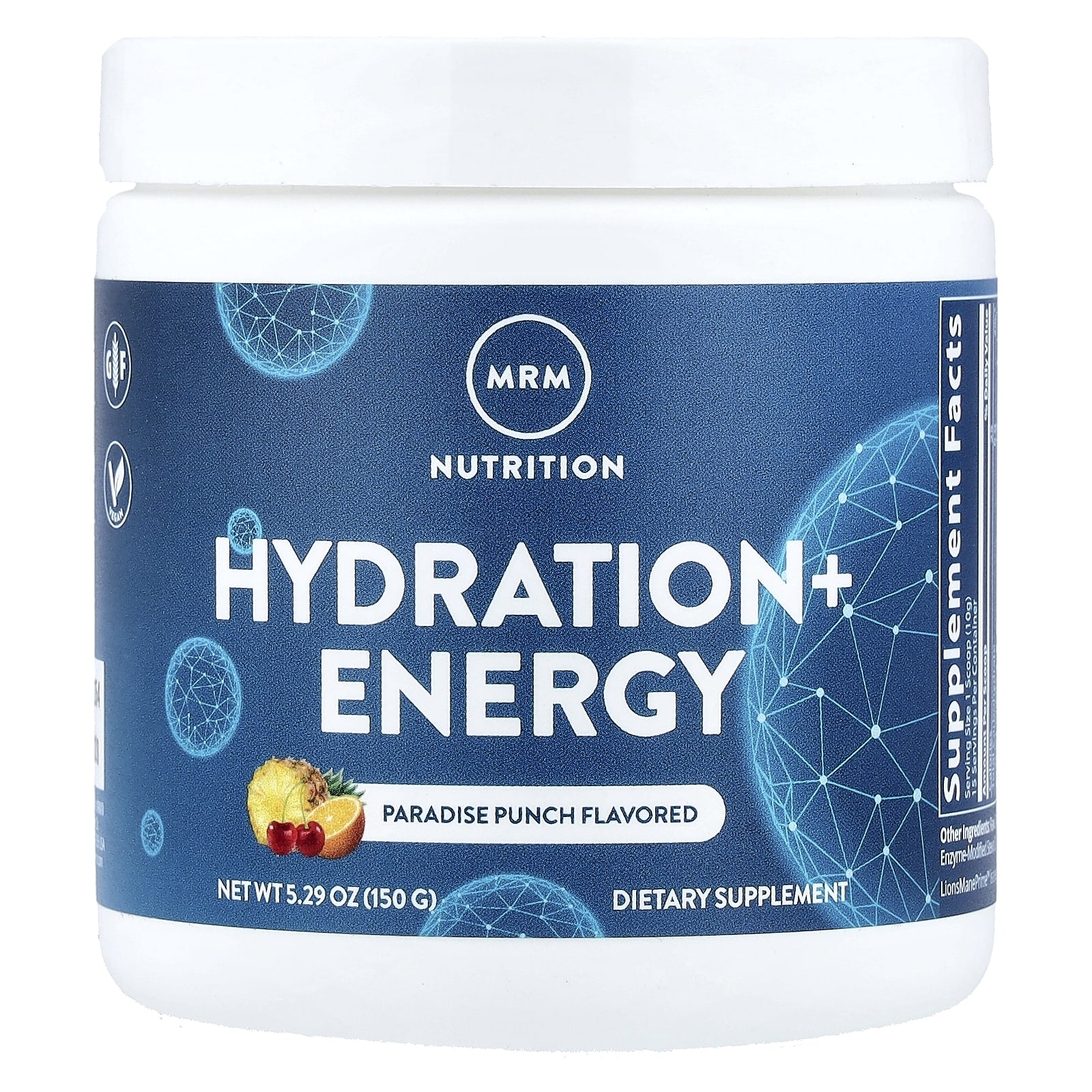 Энергетический напиток Hydration+ Energy, Paradise Punch, 5.29 oz (150 g)