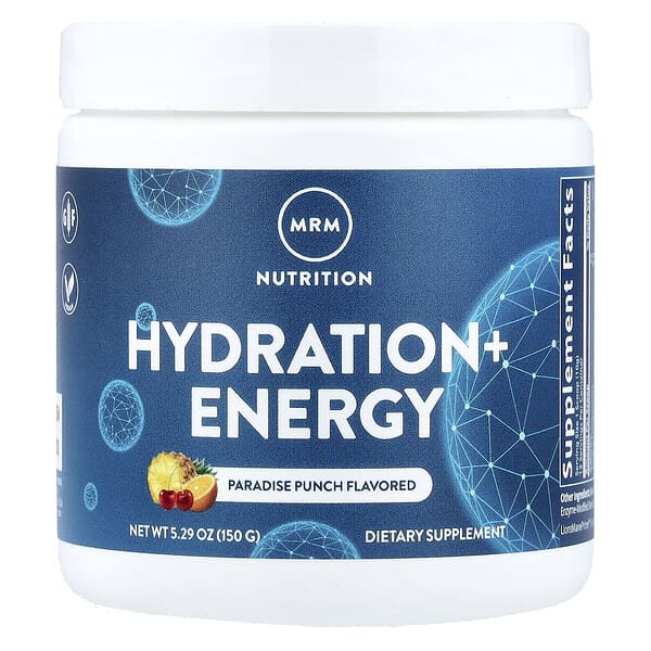 Энергетический напиток Hydration+ Energy, Paradise Punch, 5.29 oz (150 g)