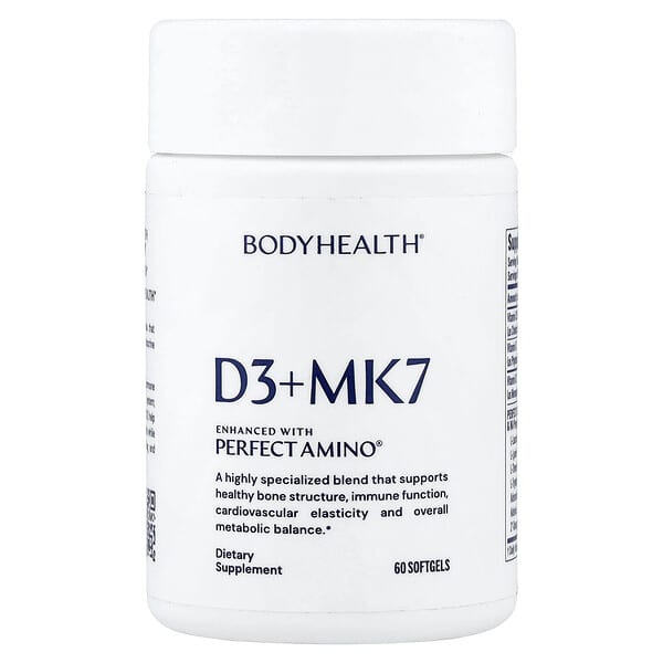 D3 + MK7, 60 Softgels