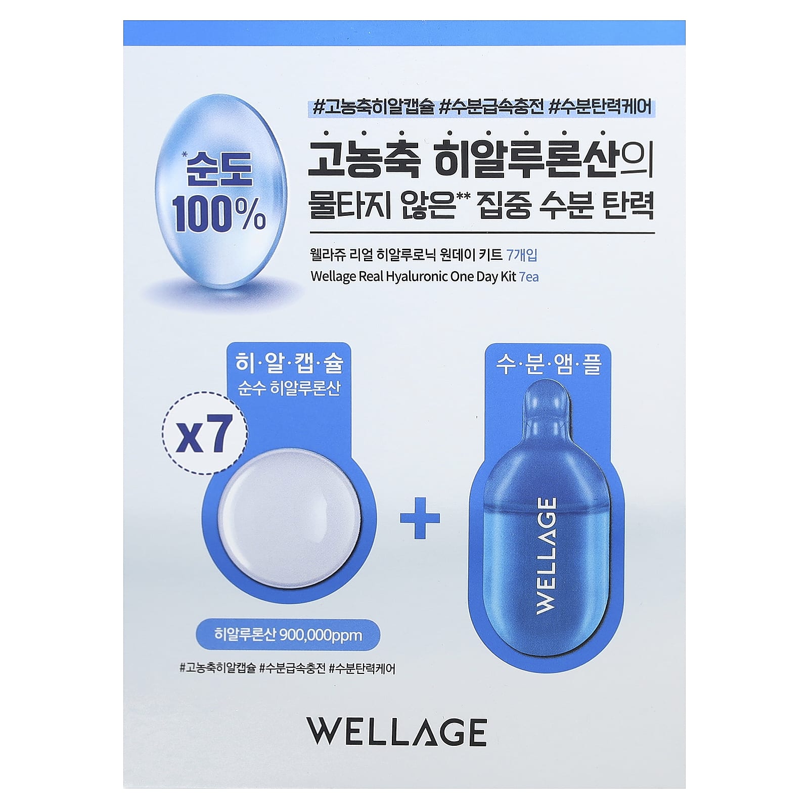 Real Hyaluronic One Day Kit, набор из 14 предметов
