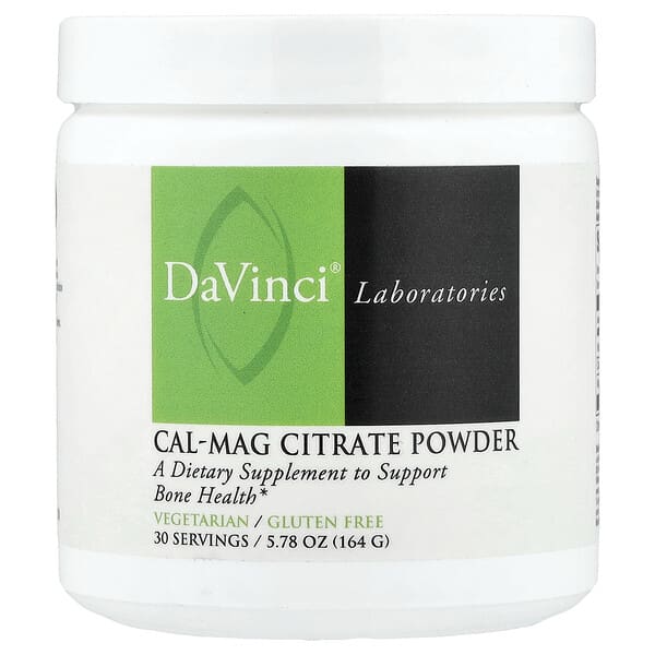 Cal-Mag Citrate Powder, 5.78 oz (164 g)
