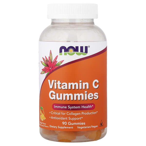 Vitamin C Gummies, Orange, 90 Gummies (125 mg per Gummy)