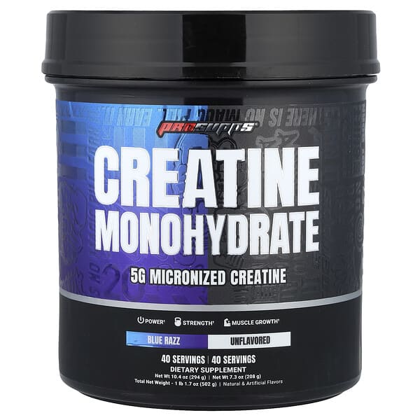 Креатин ProSupps Monohydrate Blue Razz & Unflavored 1.7-oz (502 g)