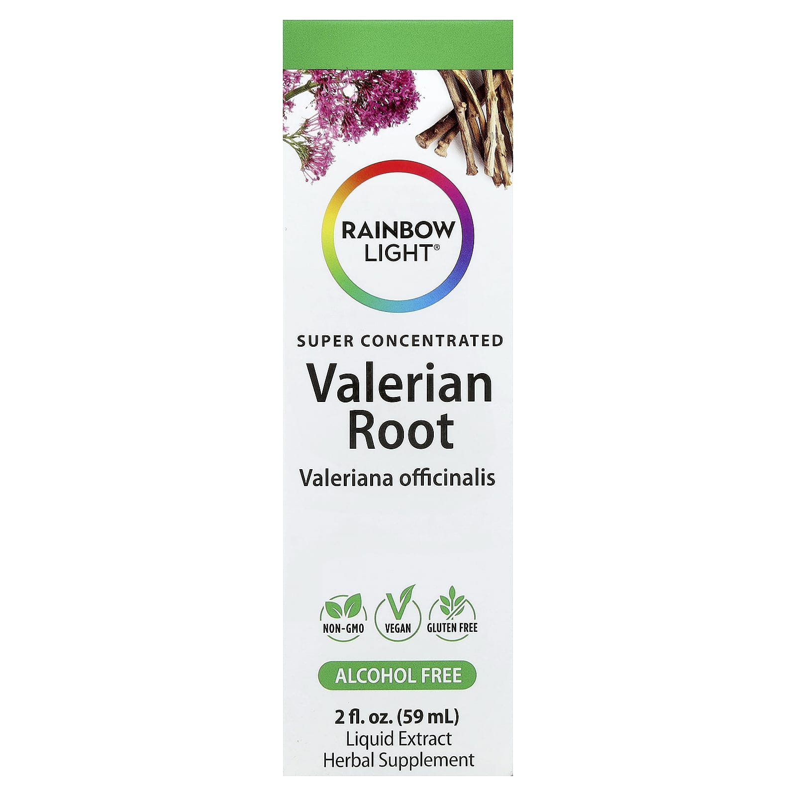 Валериана Rainbow Light Alcohol Free 2 fl oz (59 ml)