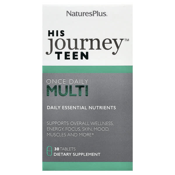 Мультивитамины His Journey™ Teen Once Daily 30 таблеток