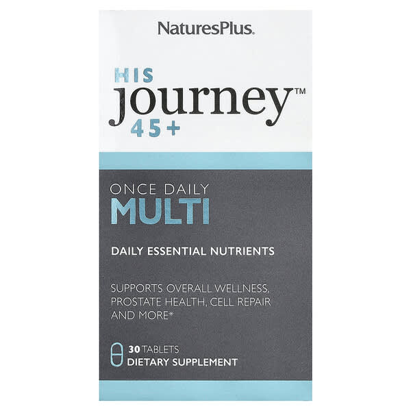 His Journey™ 45+, Once Daily Multi, 30 Tablets