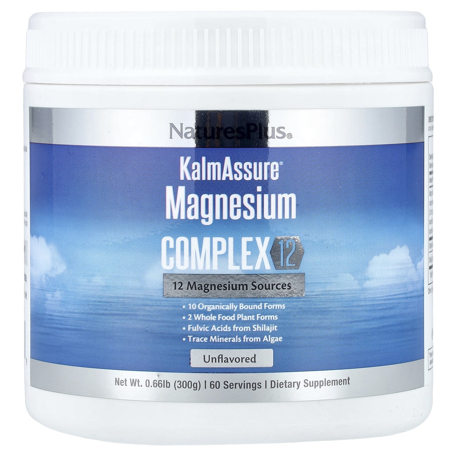 Магниевый комплекс KalmAssure® Magnesium Complex 12, без вкуса, 0.66 lb (300 g)