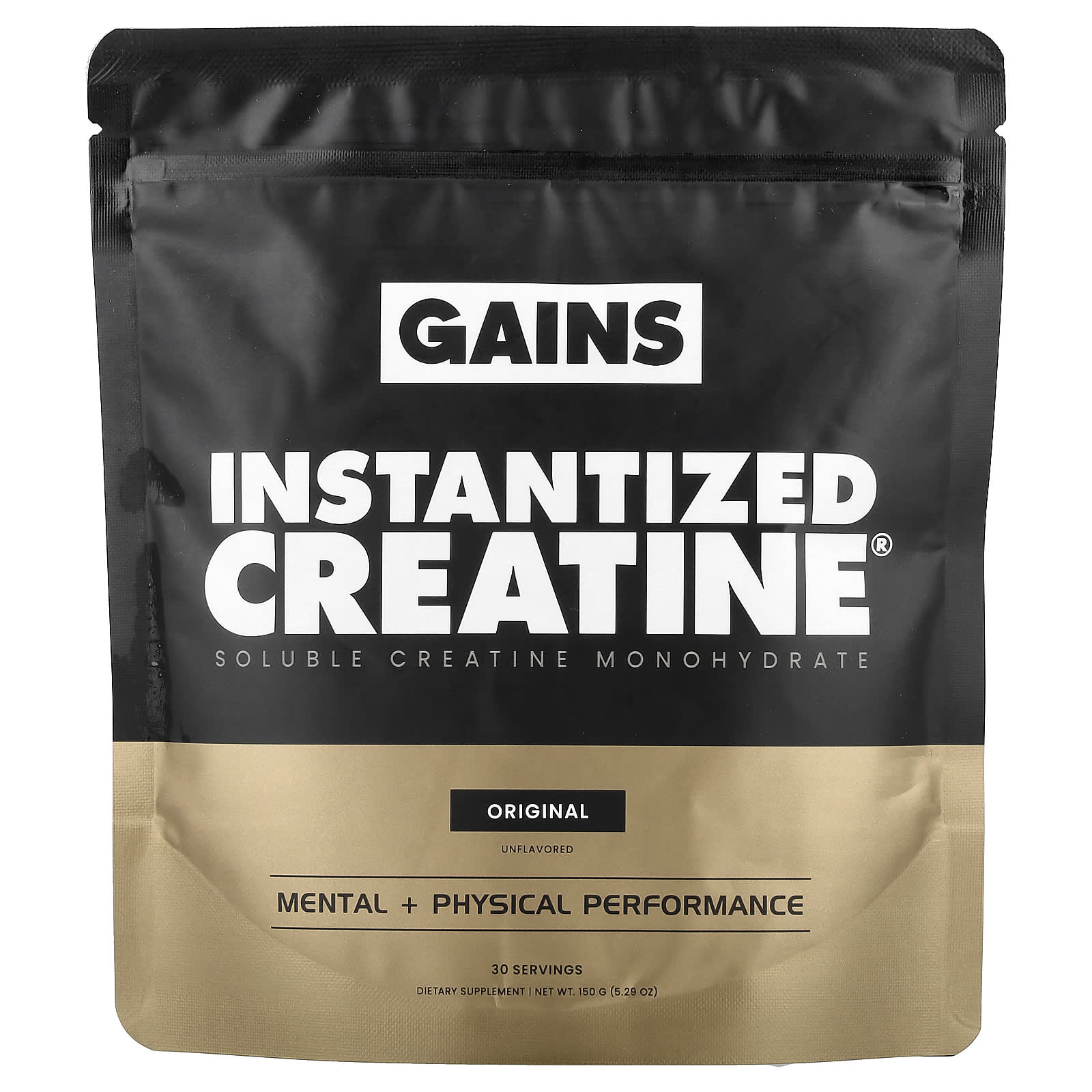 Instantized Creatine®, Soluble Creatine Monohydrate, Original, Unflavored, 5.29 oz (150 g)