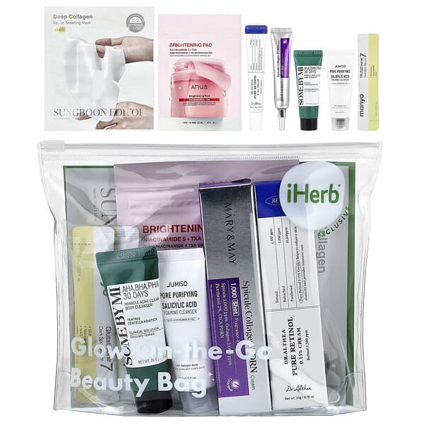 Набор косметичек Glow On-The-Go Beauty Bag, 8 Piece Set
