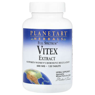 Экстракт Vitex Full Spectrum™, 500 mg, 120 таблеток