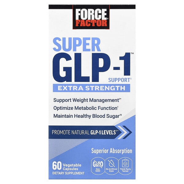 Super GLP-1™ поддержка, 60 растительных капсул