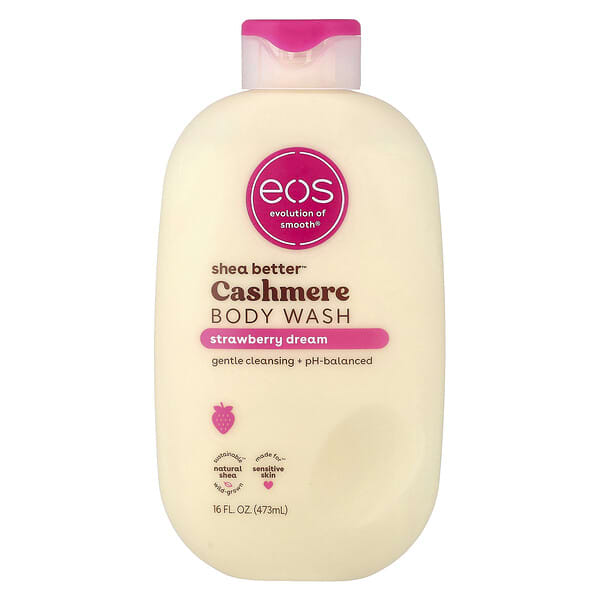 Shea Better™ гель для душа Cashmere Body Wash, Strawberry Dream, 16 fl oz (473 ml)