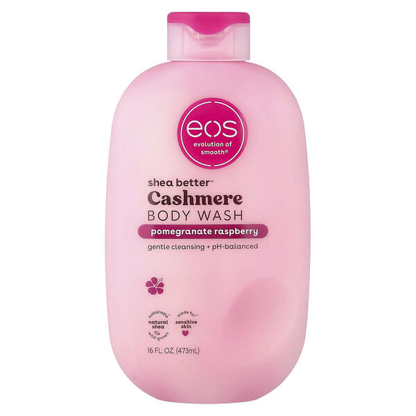 EOS Гель для душа Shea Butter, гранат и малина, 16 fl oz
