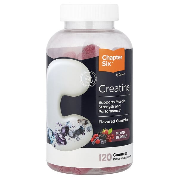 Жевательные мармеладки Chapter Six Creatine, Mixed Berries, 120 шт (1.25 g на шт)