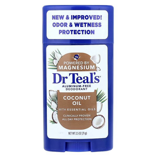 Aluminum-Free Deodorant, Coconut Oil, 2.5 oz (71 g)