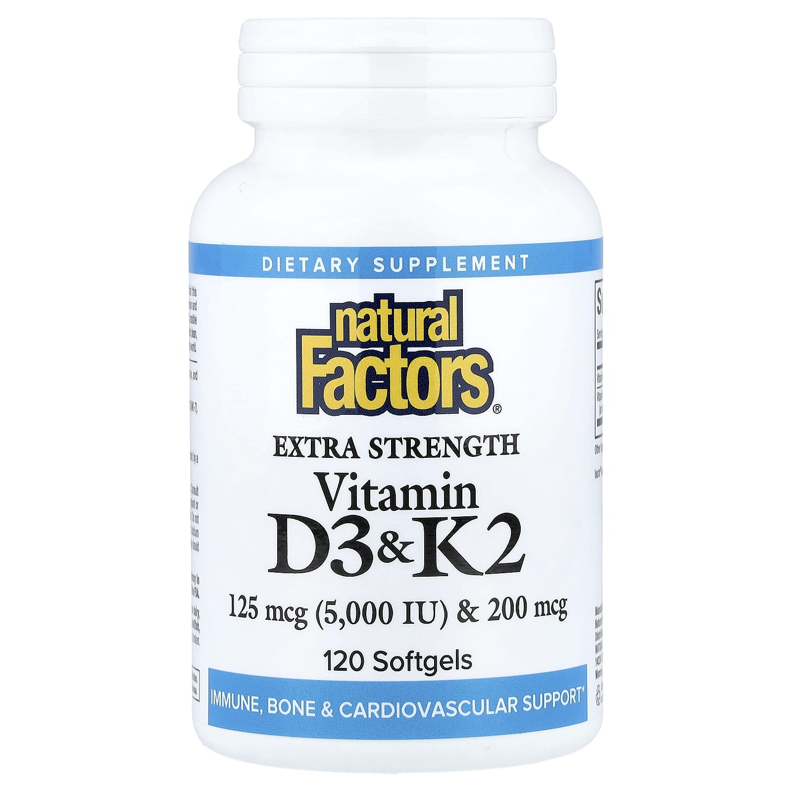 Vitamin D3 & K2, 120 Softgels