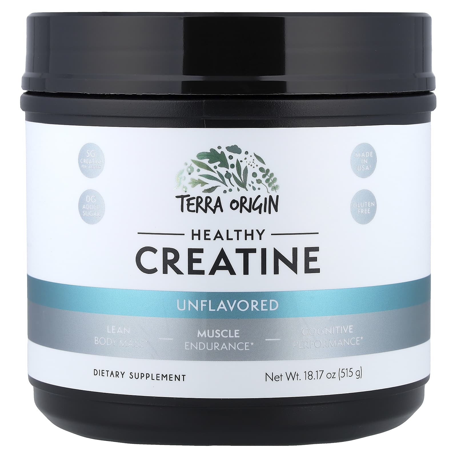 Healthy Creatine, Unflavored, 18.17 oz (515 g)