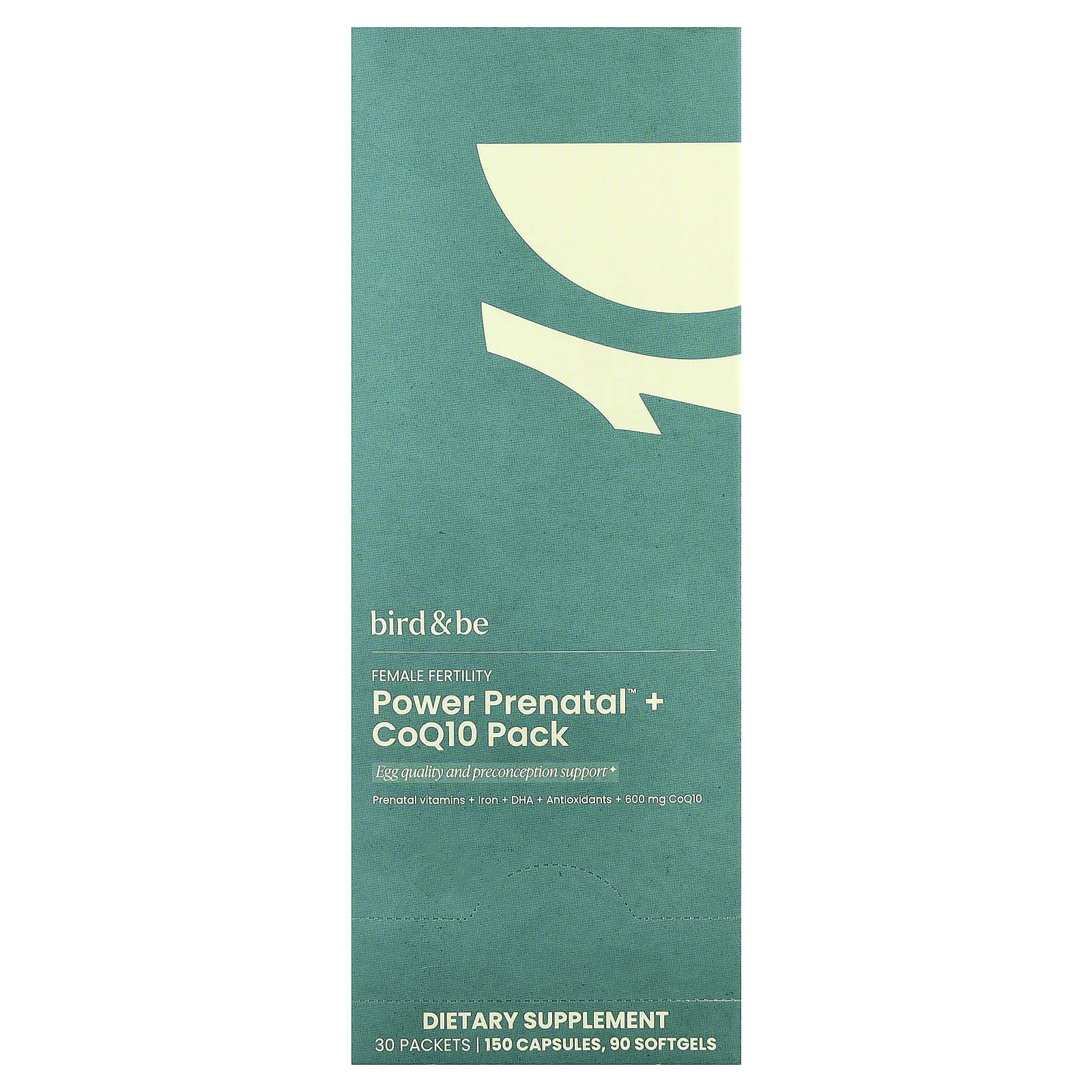 Женская фертильность, Power Prenatal™ + CoQ10 Pack, 30 пакетиков