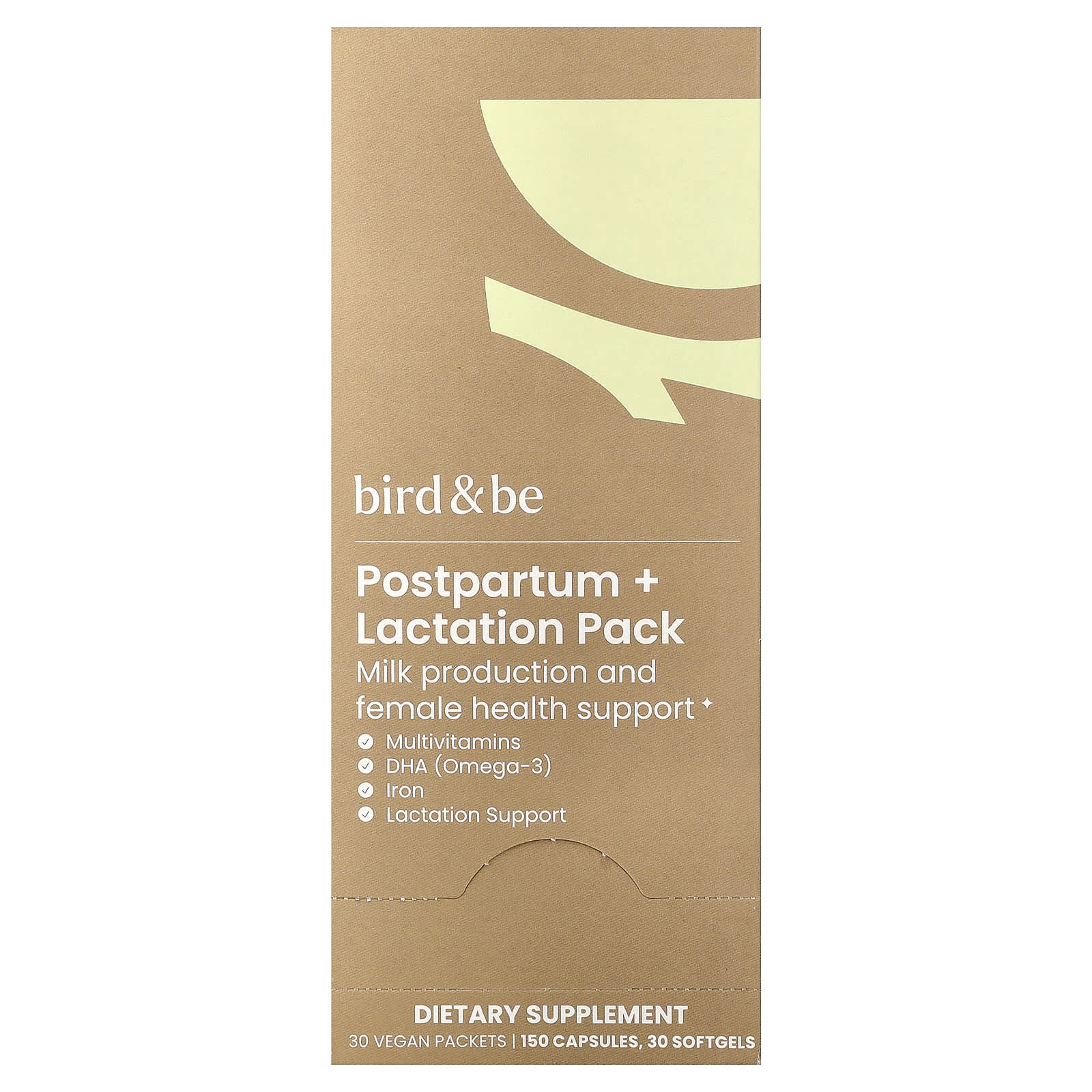 Набор Postpartum + Lactation Pack, 30 Vegan Packets