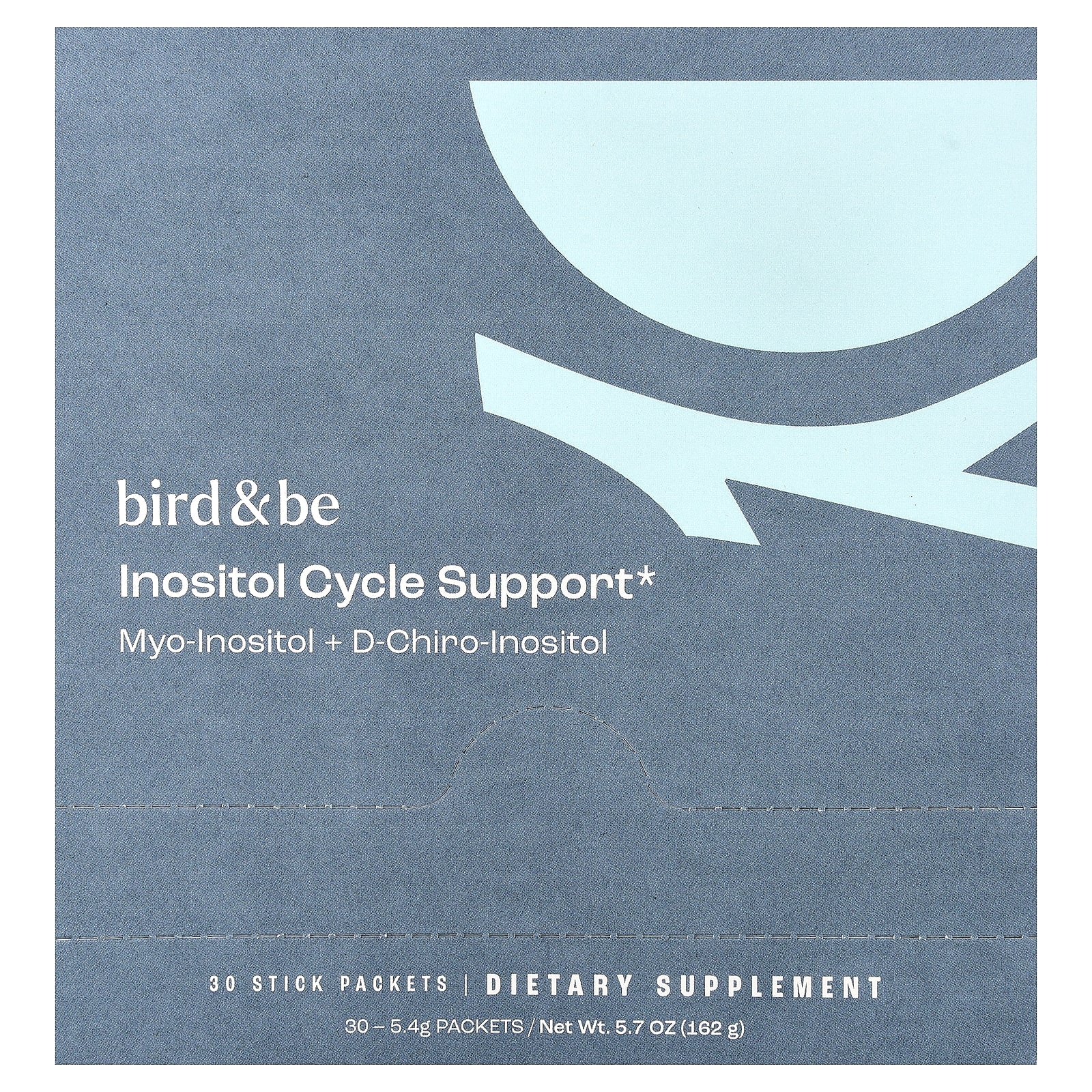 Bird and Be Inositol Cycle Support, 30 пакетиков по 5.4 g
