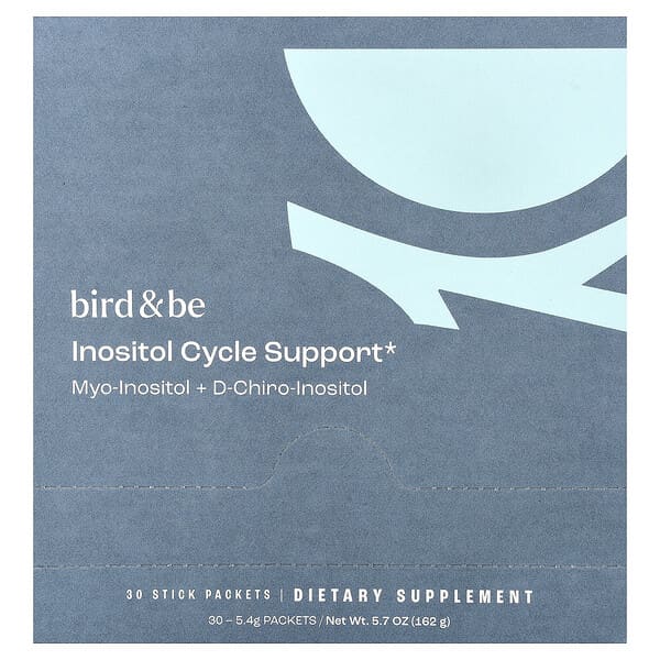 Bird and Be Inositol Cycle Support, 30 пакетиков по 5.4 g
