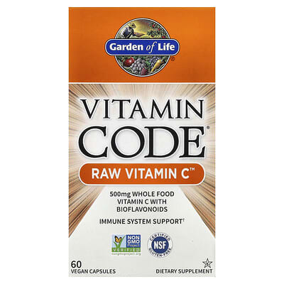 Vitamin Code®, RAW Vitamin C™, 60 веганских капсул