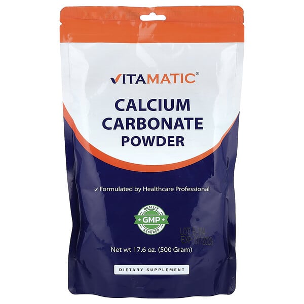 Vitamatic Calcium Carbonate Powder, 500 г